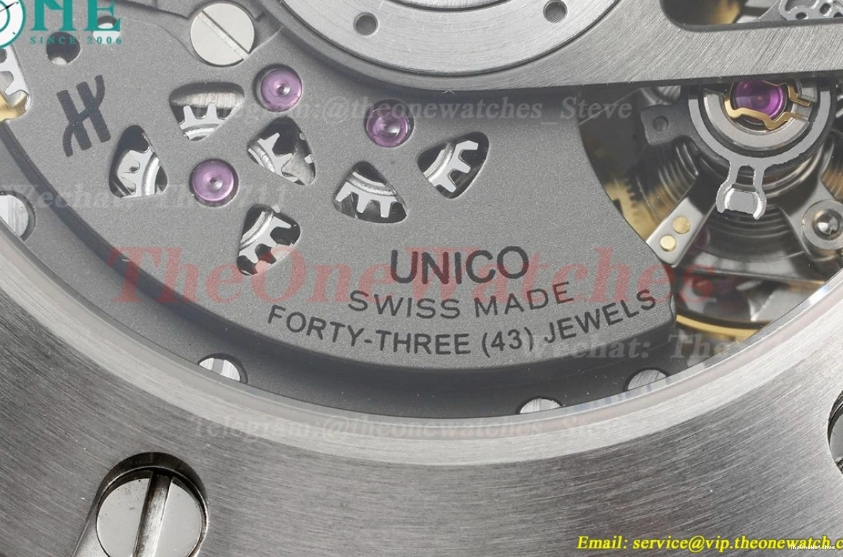 Diams Titanium Big Bang 44mm SS Diams Bezel BBF A1280 Rubber Unico 0421